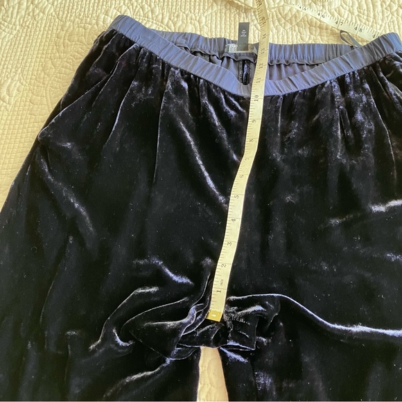 EUC Eileen Fisher blue velvet pants - Picture 11 of 12